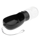 Maxbell Portable Outdoor Travel Pet Dog Leakproof Water Bottle Drinking Bowl Black