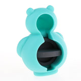 Maxbell 1 Pc Pet Dogs Puppies Chewing Little Bear Toy with Silicone Biscuits Blue