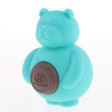 Maxbell 1 Pc Pet Dogs Puppies Chewing Little Bear Toy with Silicone Biscuits Blue