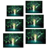 Maxbell 3D HD Print Single Adhesive Picture Backdrop for Fish Tank Aquarium 61x30cm