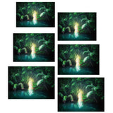 Maxbell 3D HD Print Single Adhesive Picture Backdrop for Fish Tank Aquarium 61x30cm