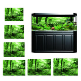 Max Self-adhesive 3D Printing Fish Tank Sticker Aquarium Mural Sticker 61x30cm