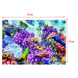Maxbell Aquarium Fish Tank Landscape Sticker Fish Tank Wall Decor Picture 61x41cm