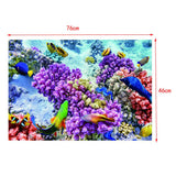 Maxbell Aquarium Fish Tank Landscape Sticker Fish Tank Wall Decor Picture 76x46cm