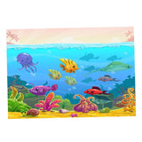 Maxbell Fish Tank Landscape Poster Fish Tank Wall Background Wallpaper  61x41cm