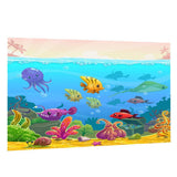 Maxbell Fish Tank Landscape Poster Fish Tank Wall Background Wallpaper 76x46cm