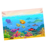 Maxbell Fish Tank Landscape Poster Fish Tank Wall Background Wallpaper 122x46cm