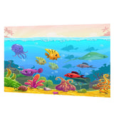 Maxbell Fish Tank Landscape Poster Fish Tank Wall Background Wallpaper 122x46cm