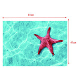 Maxbell 3D Fish Tank Adhesive Poster Aquarium Background Poster Poster 61x41cm