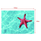 Maxbell 3D Fish Tank Adhesive Poster Aquarium Background Poster Poster 122x46cm