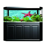 Maxbell 3D Fish Tank Adhesive Poster Aquarium Background Poster Poster 122x46cm