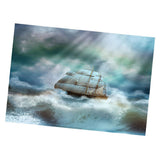 Maxbell Fish Tank Landscape Poster Fish Tank Wall Background Decor Picture 61x41cm