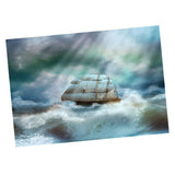 Maxbell Fish Tank Landscape Poster Fish Tank Wall Background Decor Picture  122x46cm