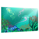 Maxbell 3D Aquarium Landscape Decorative Poster Fish Tank Wall Background 76x46cm