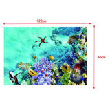 Maxbell Aquarium Background Fish Tank Wallpaper Sticker Background Decor 122x46cm