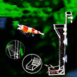 Maxbell Aquarium Clear Acrylic Shrimp Feeding Tube Food Pipe Feeder Feeding Tool M