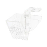 Maxbell Aquarium Fish Feeder Red Worms Feeding Acrylic Shrimp Fish Food Container