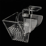 Maxbell Aquarium Fish Feeder Red Worms Feeding Acrylic Shrimp Fish Food Container