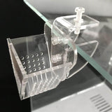 Maxbell Aquarium Fish Feeder Red Worms Feeding Acrylic Shrimp Fish Food Container