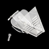 Maxbell Aquarium Fish Feeder Red Worms Feeding Acrylic Shrimp Fish Food Container