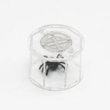 Maxbell Spider Insect Reptile Tank Vivarium Cage Box Clear Acrylic Terrarium Clear