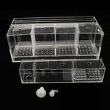 Maxbell Aquarium Tank Young Fish Breeding Hatchery Incubator Isolation Box 4 Grid