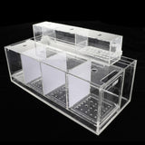 Maxbell Aquarium Tank Young Fish Breeding Hatchery Incubator Isolation Box 4 Grid