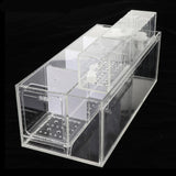 Maxbell Aquarium Tank Young Fish Breeding Hatchery Incubator Isolation Box 4 Grid