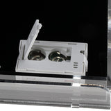 Maxbell Acrylic Reptiles Terrariums Feeding Box for Turtle Snake Frog Small Animal