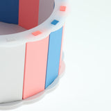 Maxbell Hamster Running Wheel Exercise Running Toy for Small Animal Dark Blue Pink