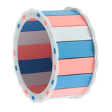 Maxbell Hamster Running Wheel Exercise Running Toy for Small Animal Dark Blue Pink
