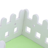 Max Wooden Hamster House Hideout Hideaway Exercise Toys for Rat Mouse green