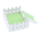 Max Wooden Hamster House Hideout Hideaway Exercise Toys for Rat Mouse green