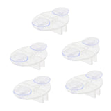 Max 5 pcs Aquarium Fish Tank Partition Clip Breeding Separator Suction Cup Clips