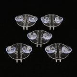 Max 5 pcs Aquarium Fish Tank Partition Clip Breeding Separator Suction Cup Clips