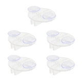 Max 5 pcs Aquarium Fish Tank Partition Clip Breeding Separator Suction Cup Clips