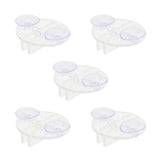 Max 5 pcs Aquarium Fish Tank Partition Clip Breeding Separator Suction Cup Clips