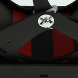 Max Mouse Wooden Exercise Wheel Silent Hamster Running Wheel Pet Toy Wheel Black Red