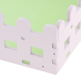 Max 1 Pc Small Pet Hamster Hedgehog Parrot Wooden Ladder Platform Fence Green