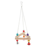 Max 3pcs Bird Parrot Toys Hanging Bell Pet Bird Cage Hammock Swing Toy