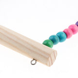 Max 3 Pcs Parrot Toy Supplies Cage Accessories Swing Bells Ladder Toy for Parrot