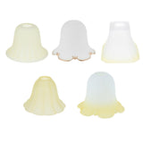 Max Replacement Ceiling Fan Vanity Clear Lamp Shade Orange