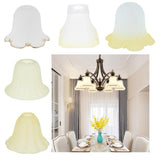Max Replacement Ceiling Fan Vanity Clear Lamp Shade Orange