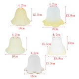 Max Replacement Ceiling Fan Vanity Clear Lamp Shade Orange