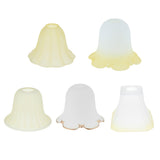 Max Replacement Ceiling Fan Vanity Clear Lamp Shade Orange
