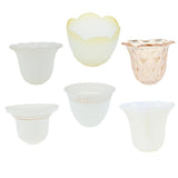Max White Translucent Glass Lamp Shade for Ceiling Fan Light 1