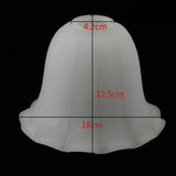 Max White Translucent Glass Lamp Shade for Ceiling Fan Light 1