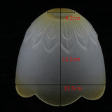 Max White Translucent Glass Lamp Shade for Ceiling Fan Light 2