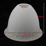 Max White Translucent Glass Lamp Shade for Ceiling Fan Light 5