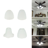Max Ceiling Fan Light Tulip Ruffle Crimp Shade Frosted Vintage Lamp Shade 3
